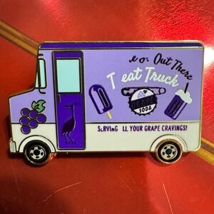 Disney Pin Up Food Truck Grape Soda Our Universe Carl Elle Treat Food Loungefly